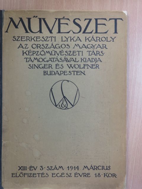 Bárdos Artur - Művészet 1914. március [antikvár]