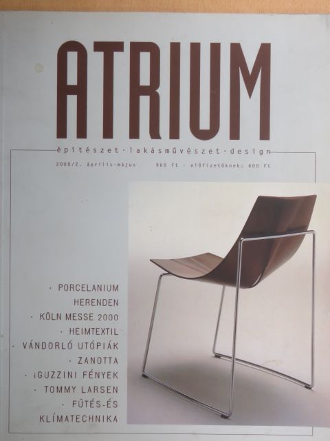 Gerle János - Atrium 2000. április-május [antikvár]