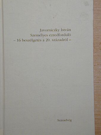 Balassa Péter - Személyes ezredforduló [antikvár]