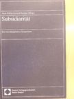 Hans Christoph Binswanger - Subsidiarität [antikvár]