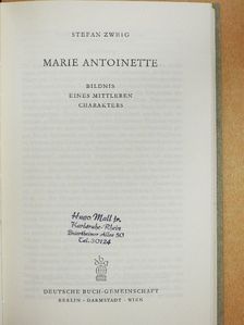 Stefan Zweig - Marie Antoinette [antikvár]