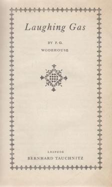 P. G. Wodehouse - Laughing Gas [antikvár]