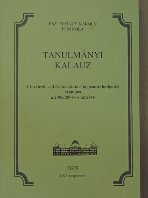 Tanulmányi kalauz [antikvár]