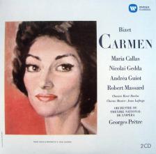 Bizet - CARMEN 2CD PRÉTRE, CALLAS, GEDDA, GUIOT