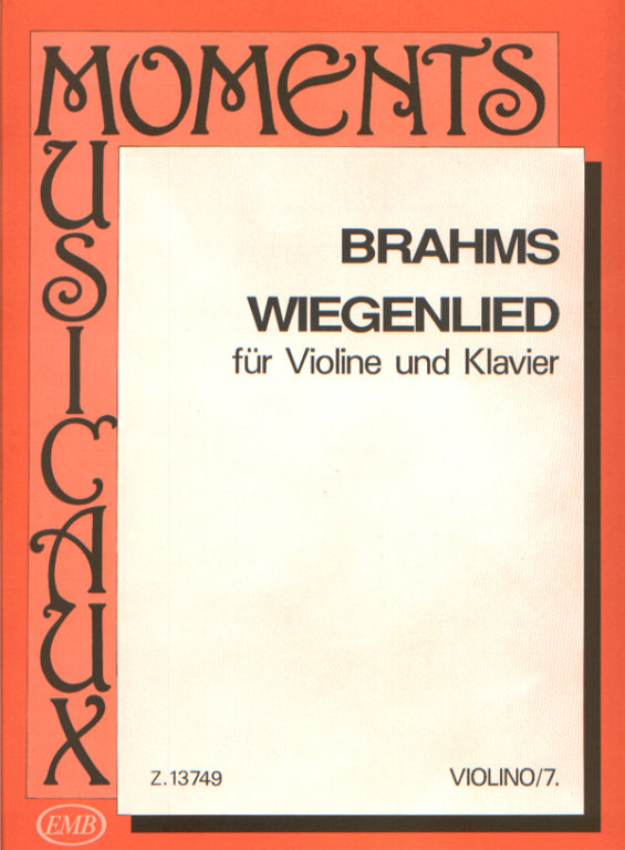 BRAHMS... - WIEGENDLIED FÜR VIOLINE UND KLAVIER (TÁTRAI VILMOS)