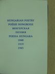 Benjámin László - Hungarian Poetry 1848, 1919, 1945 (minikönyv) [antikvár]