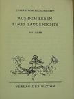 Joseph von Eichendorff - Aus dem Leben eines Taugenichts [antikvár]