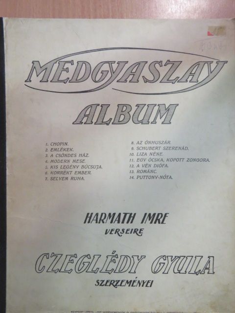 Czeglédy Gyula - Medgyaszay album [antikvár]