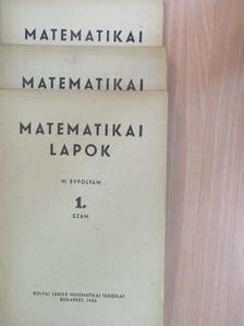 Alpár László - Matematikai Lapok 1955/1-4. [antikvár]