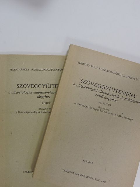 Andorka Rudolf - Szöveggyűjtemény a "Szociológiai alapismeretek és módszerek" c. tárgyhoz I-II. [antikvár]