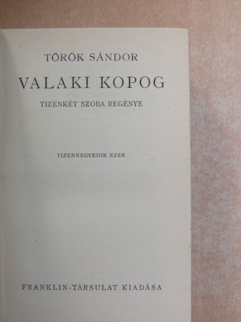 Török Sándor - Valaki kopog I-II. [antikvár]