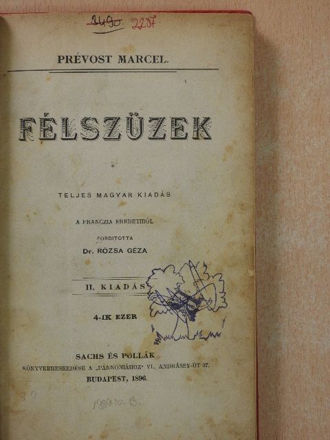 Prévost Marcel - Félszüzek [antikvár]