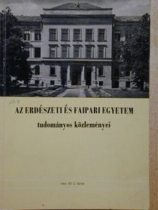 Bán I. - Az Erdészeti és Faipari Egyetem tudományos közleményei 1969/2. [antikvár]