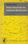 GLASER, HERMANN - Kleine Geschichte der modernen Weltliteratur [antikvár]