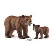 Schleich: Grizzly medve anya és bocs 42473