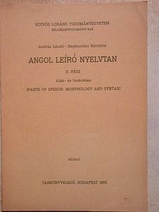András László - Angol leíró nyelvtan II. [antikvár]