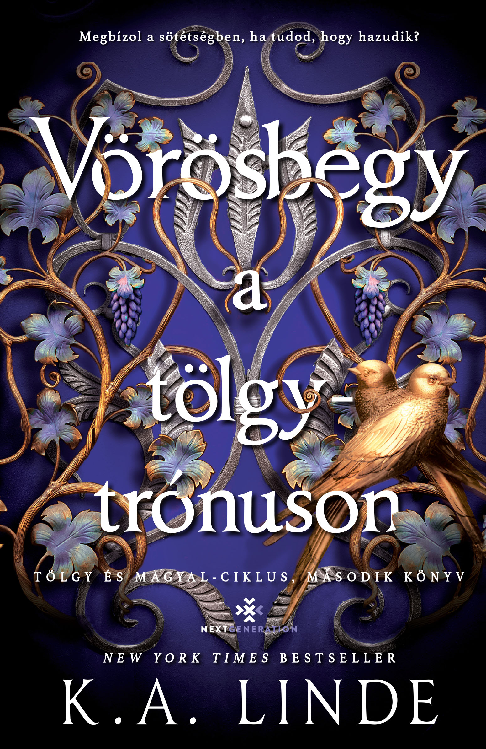 K. A. Linde - Vörösbegy a tölgytrónuson