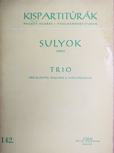 Sulyok Imre - Trio [antikvár]