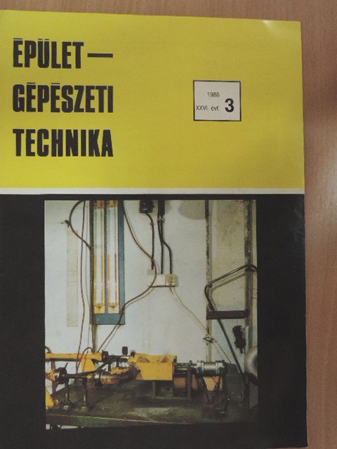 Antal Péter - Épületgépészeti Technika 1988/3. [antikvár]