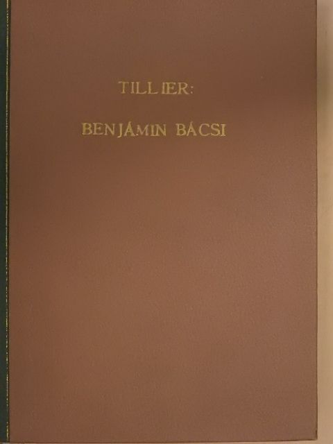 Claude Tillier - Benjámin bácsi [antikvár]