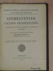 Cicero - Szemelvények Cicero beszédeiből [antikvár]