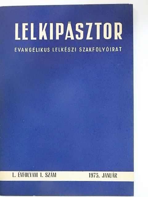 Benczúr László - Lelkipásztor 1975. január [antikvár]