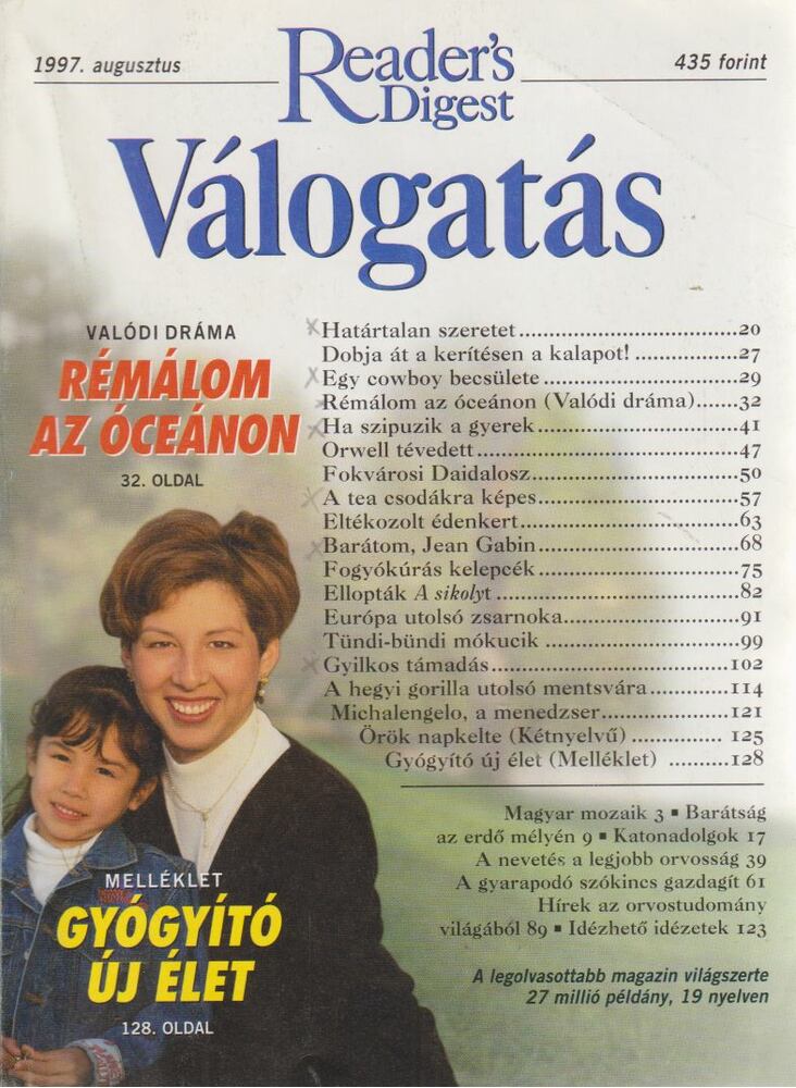 Keresztes Péter - Reader's Digest Válogatás 1997. augusztus [antikvár]