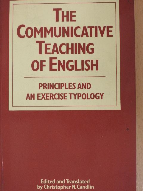 Christoph Edelhoff - The Communicative Teaching of English [antikvár]