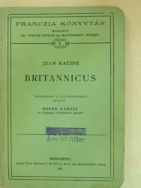 Jean Racine - Britannicus [antikvár]