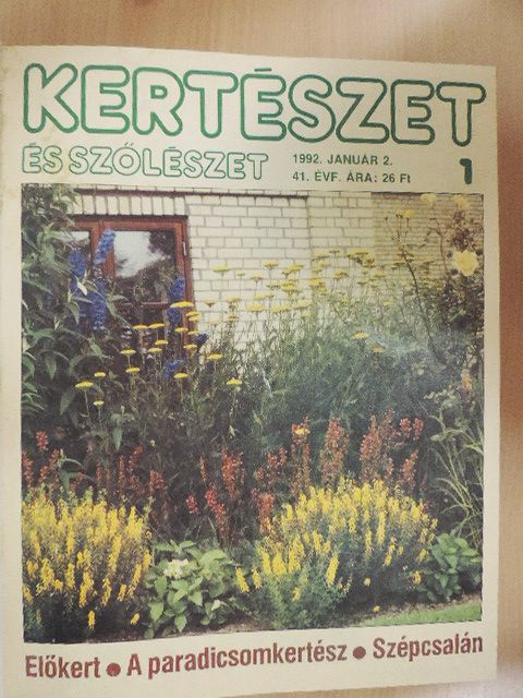 Kiss József - Kertészet és Szőlészet 1992. január-december [antikvár]