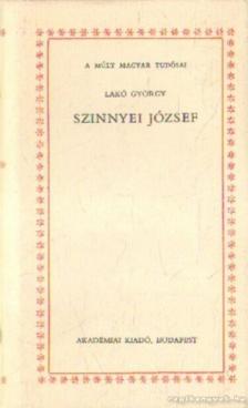 LAKÓ GYÖRGY - Szinnyei József [antikvár]