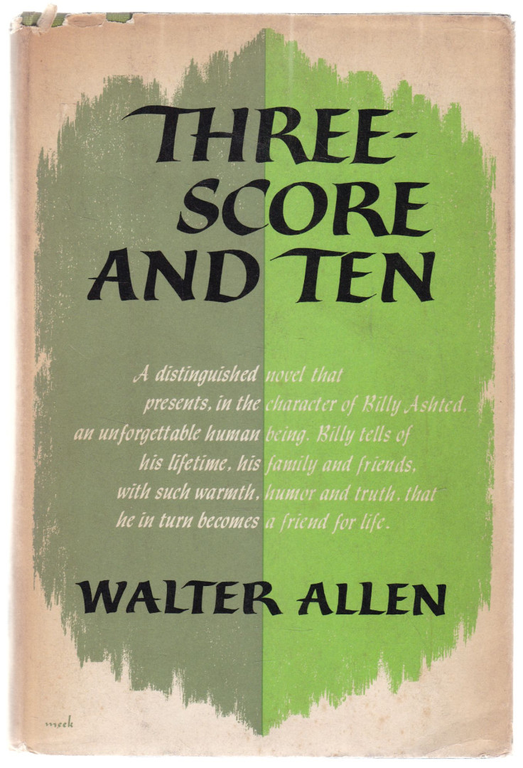 Walter Allen - Threescore and Ten (dedikált) [antikvár]