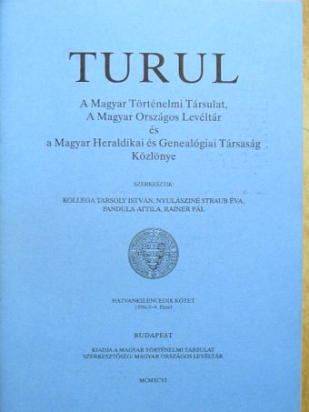 Emődi Tamás - Turul 1996/3-4. [antikvár]