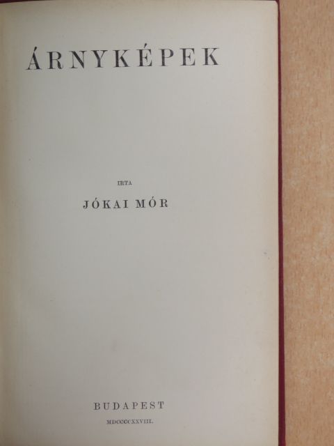 Jókai Mór - Árnyképek [antikvár]