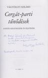 Vágvölgyi Szilárd - Cergát-parti tűnődések (Dedikált) [antikvár]