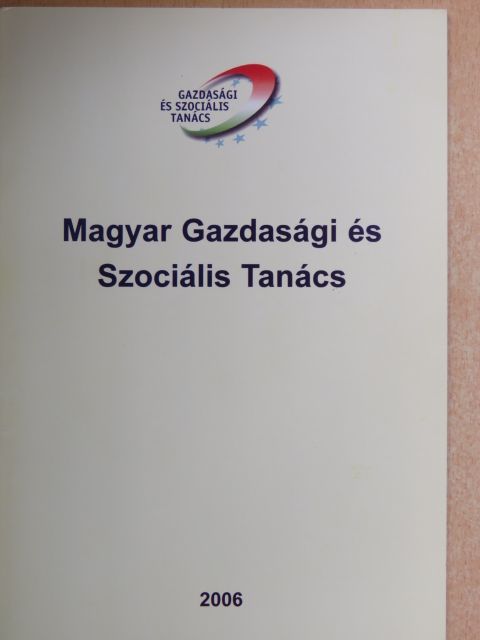 Magyar Gazdasági és Szociális Tanács [antikvár]