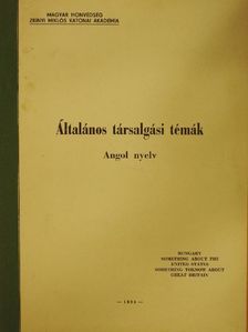 Szabó Ildikó - Általános társalgási témák [antikvár]