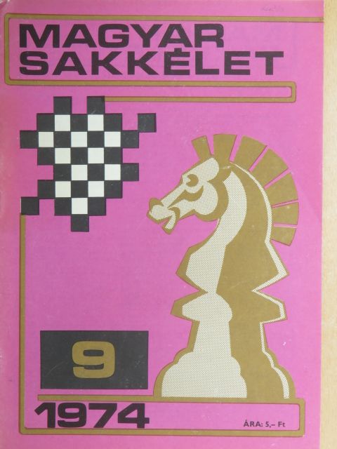 Alföldi László - Magyar Sakkélet 1974. szeptember [antikvár]