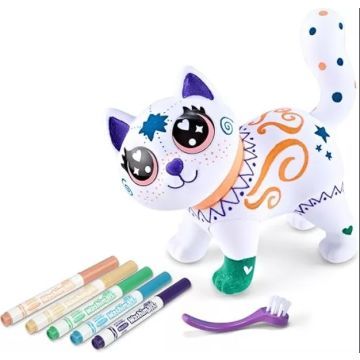 Crayola Washimals: Kimosható óriás cica figura - 15 cm