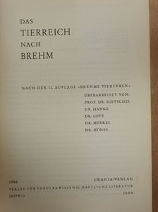 Alfred Edmund Brehm - Das Tierreich nach Brehm [antikvár]