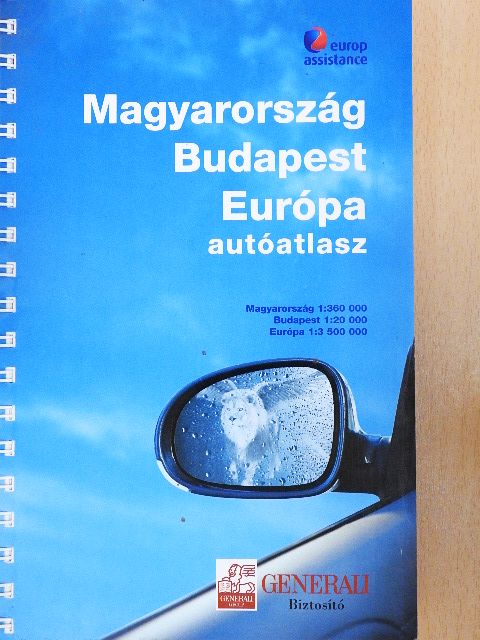 Magyarország, Budapest, Európa autóatlasz [antikvár]