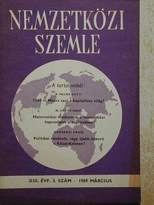 Albert Béláné - Nemzetközi Szemle 1969. március [antikvár]
