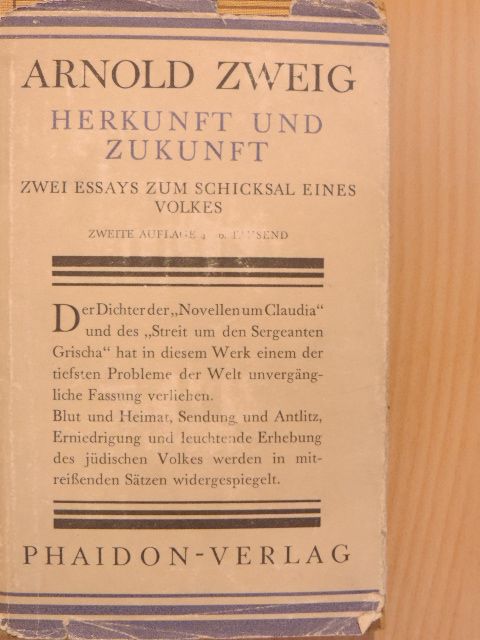 Arnold Zweig - Herkunft und Zukunft [antikvár]