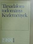 Bayer József - Társadalomtudományi Közlemények 1988/1. [antikvár]