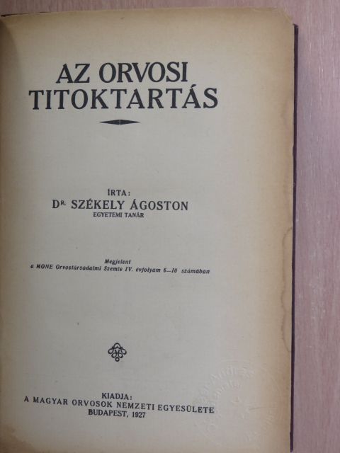 Dr. Engländer Árpád - Az orvosi titoktartás/A rheumás bajok házi kezelése/A női testápolás kézikönyve [antikvár]