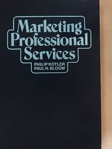 Paul N. Bloom - Marketing professional services [antikvár]