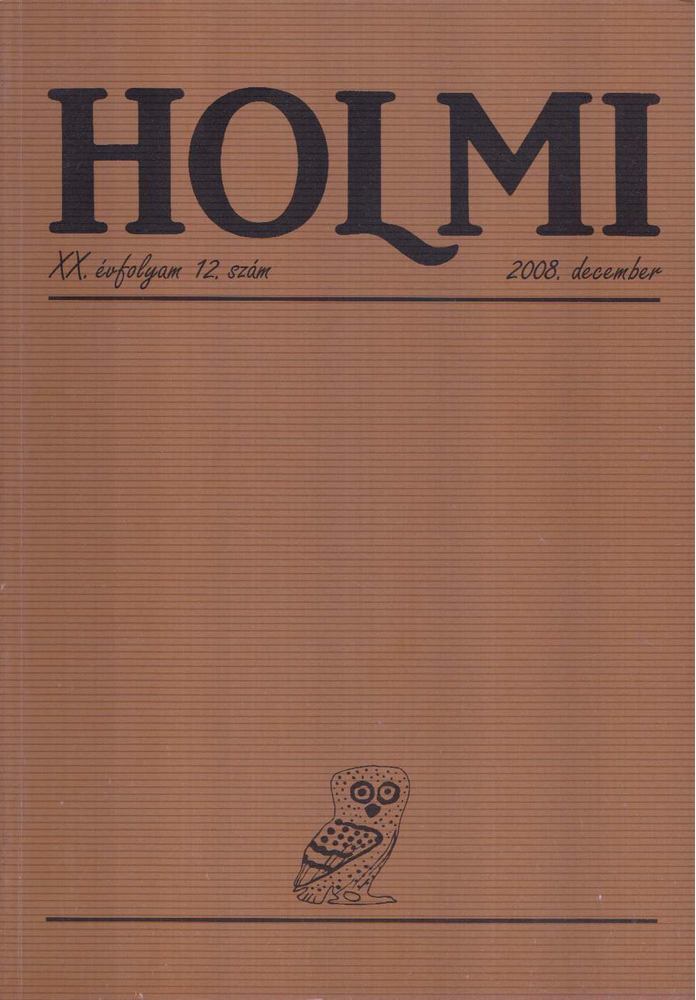 Réz Pál - HOLMI 2008. december [antikvár]