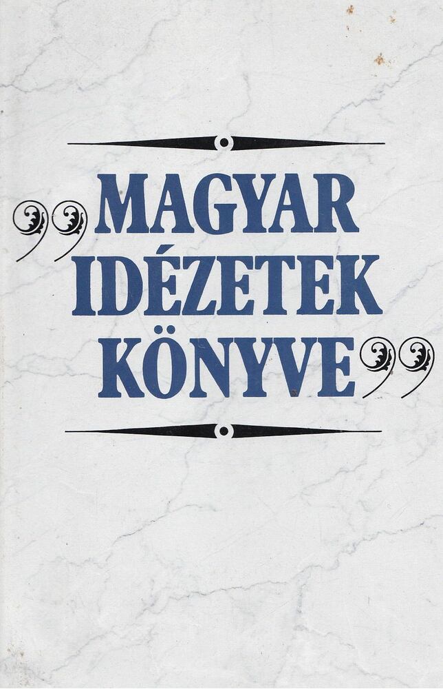 ERKI EDIT - Magyar idézetek könyve [antikvár]