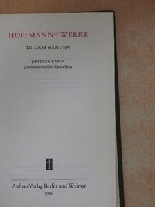 E. T. A. Hoffmann - Hoffmanns Werke 3 [antikvár]