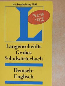 Sonia Brough - Langenscheidts Großes Schulwörterbuch [antikvár]